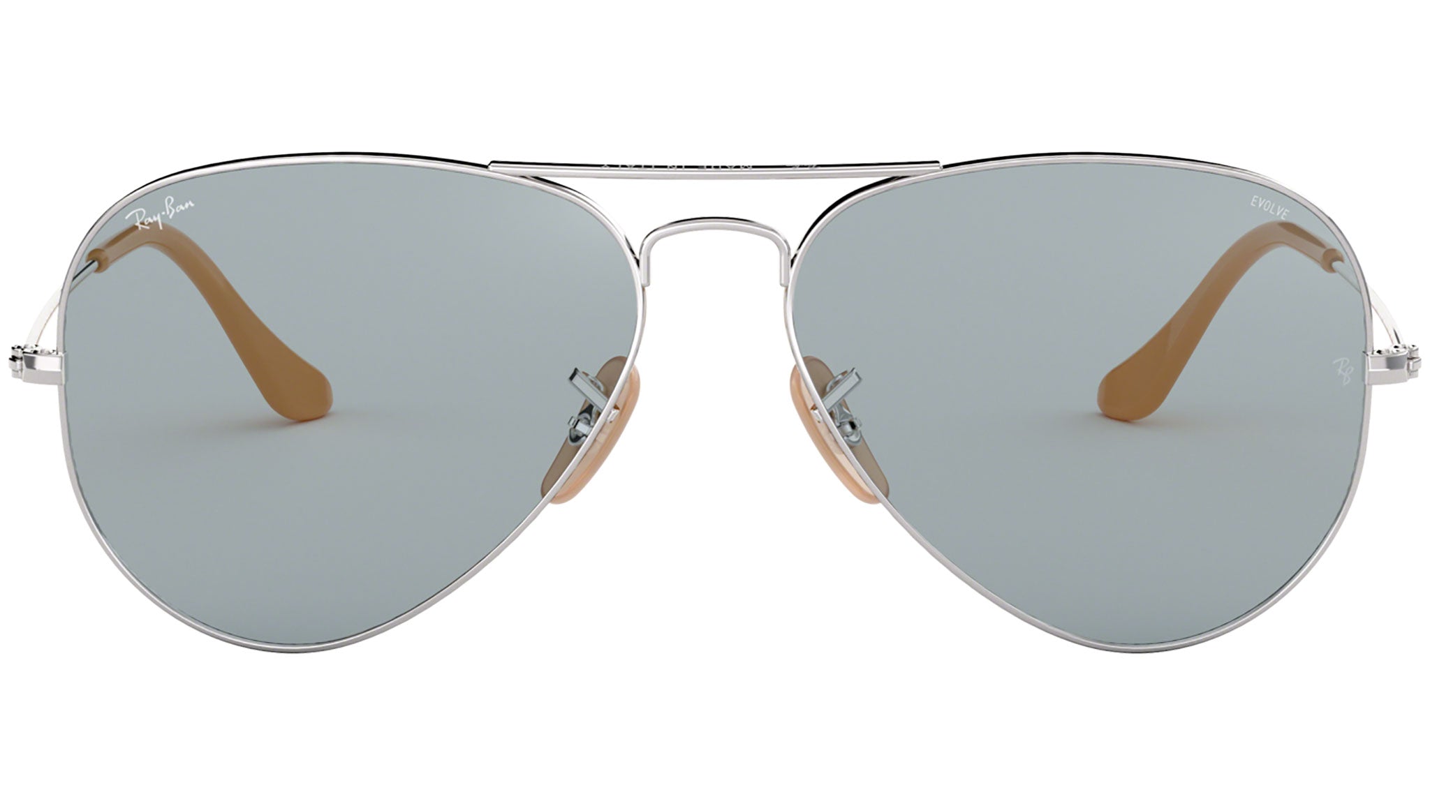 Aviator Washed Evolve RB3025 silver and blue--eye-oo.it